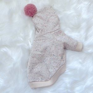 Studio Eloise Pink Pom Hoodie